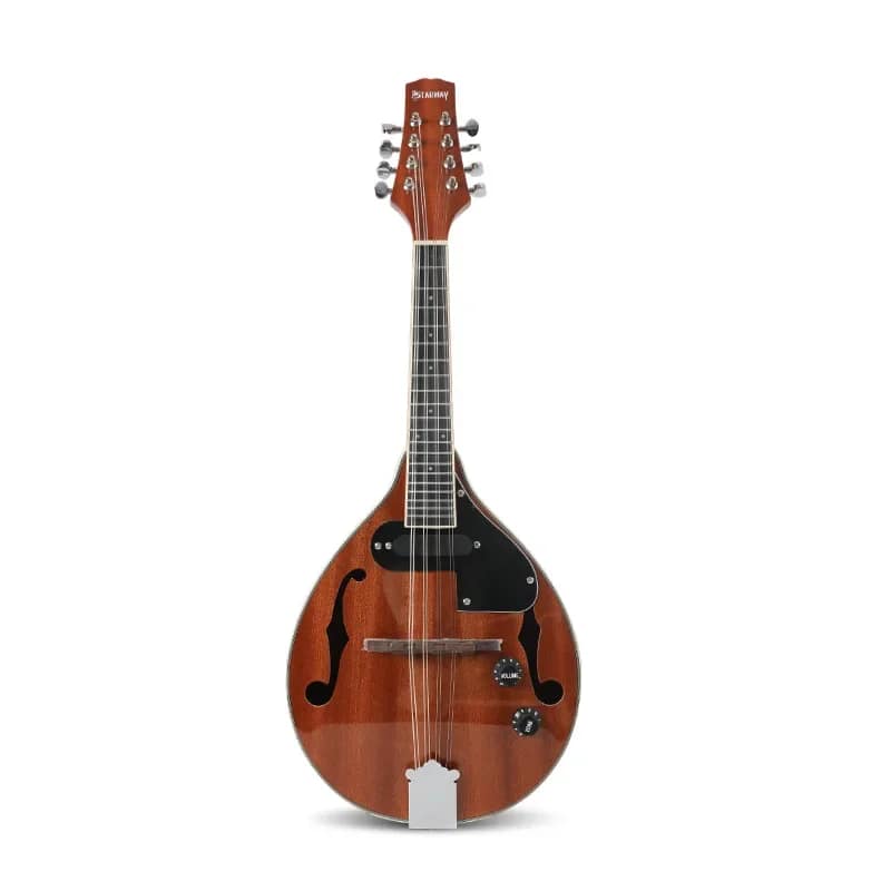 Tibetan musical instrument natural spruce wood electric mandolin ...