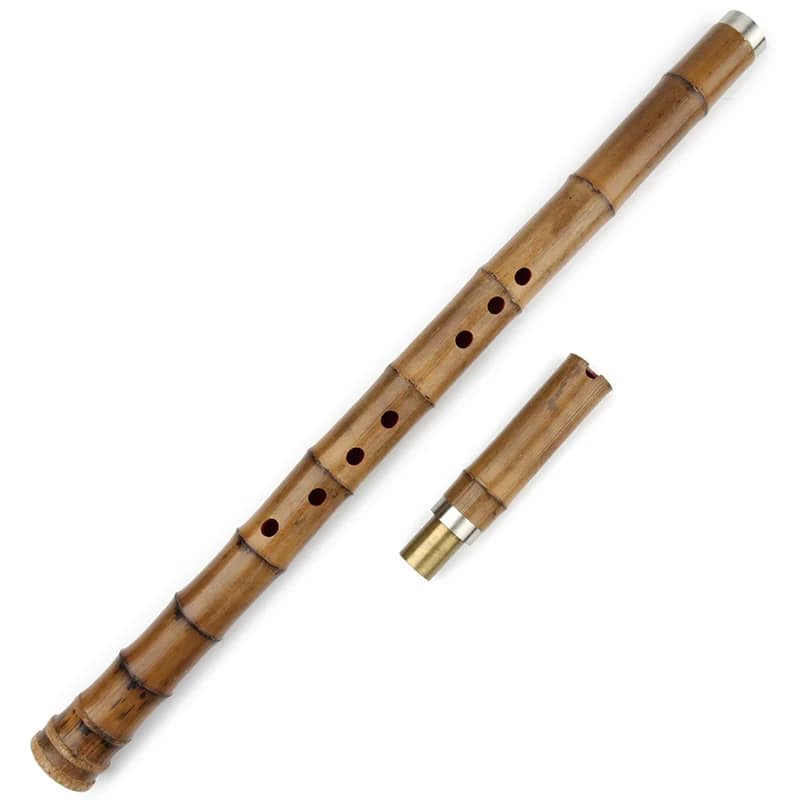 Traditional Bamboo Flute G/ F Key Original Vertical Handmade Woodwind Musical Instrument Called Nanxiao