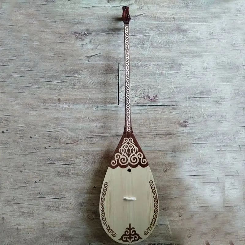 100CM Dombra Kazakh Ethnic Musical Stringed Instrument Beginners Student Practice Dombra Handmade Teaching Performance Xylophone